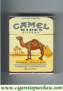 Camel Wides Filters Wide Gauge Turkish Domistic Blend cigarettes hard box